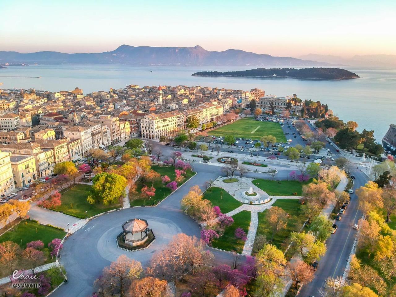 Gregos Rooftop Suite City Center W. Sea View Corfu  Buitenkant foto