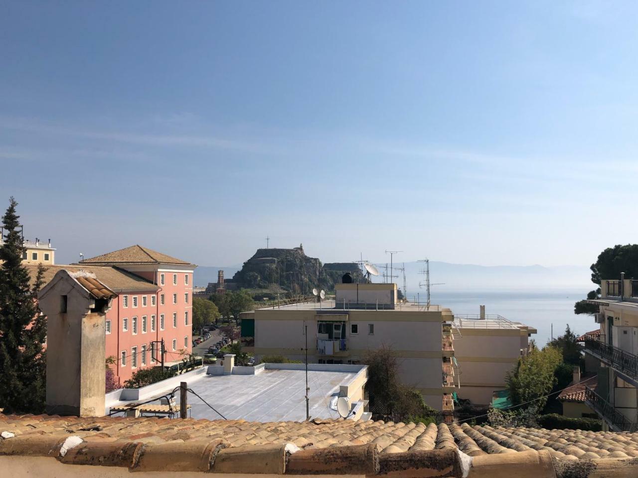 Gregos Rooftop Suite City Center W. Sea View Corfu  Buitenkant foto