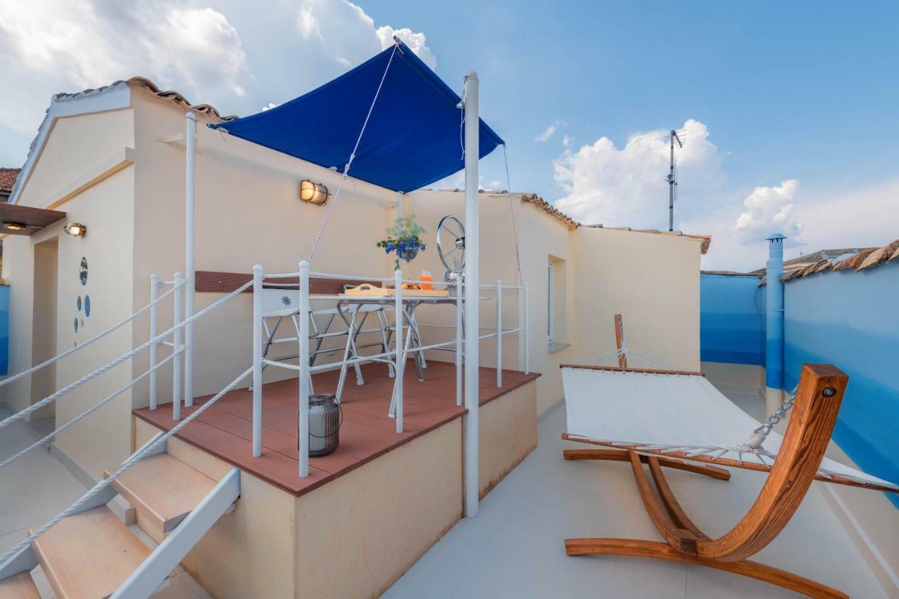Gregos Rooftop Suite City Center W. Sea View Corfu  Buitenkant foto