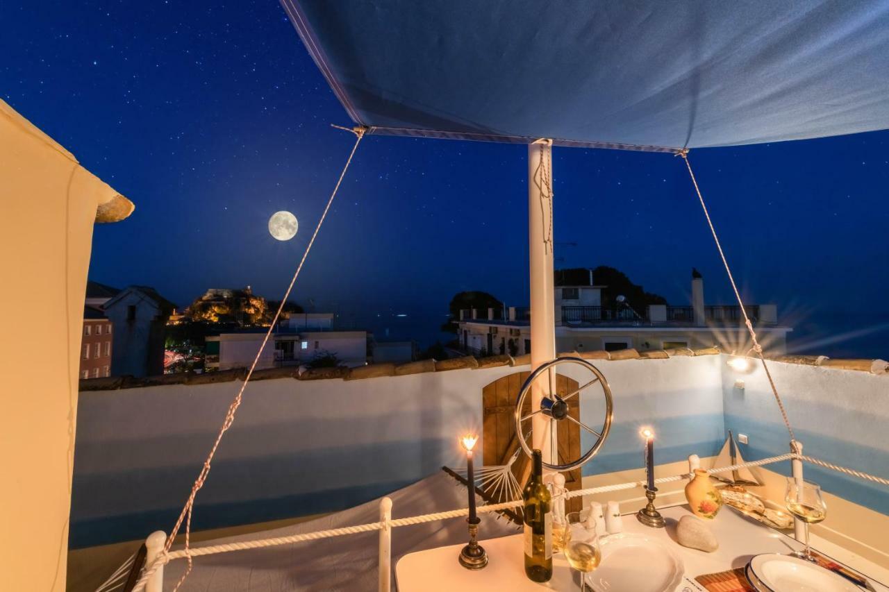 Gregos Rooftop Suite City Center W. Sea View Corfu  Buitenkant foto